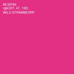 #E32F84 - Wild Strawberry Color Image