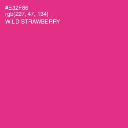 #E32F86 - Wild Strawberry Color Image