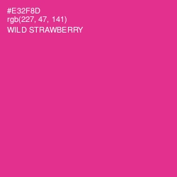 #E32F8D - Wild Strawberry Color Image