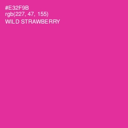 #E32F9B - Wild Strawberry Color Image