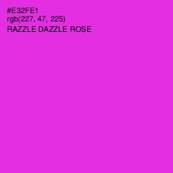 #E32FE1 - Razzle Dazzle Rose Color Image