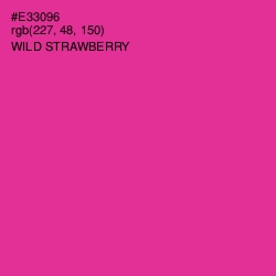 #E33096 - Wild Strawberry Color Image