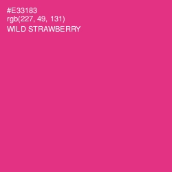 #E33183 - Wild Strawberry Color Image