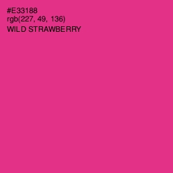 #E33188 - Wild Strawberry Color Image