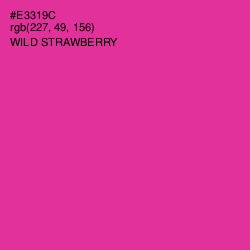 #E3319C - Wild Strawberry Color Image