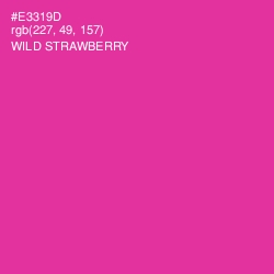 #E3319D - Wild Strawberry Color Image