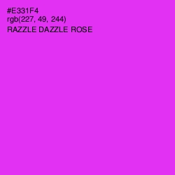 #E331F4 - Razzle Dazzle Rose Color Image