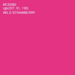 #E33382 - Wild Strawberry Color Image