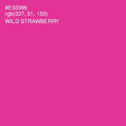 #E33396 - Wild Strawberry Color Image