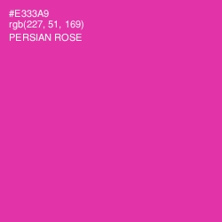 #E333A9 - Persian Rose Color Image