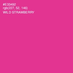 #E33492 - Wild Strawberry Color Image