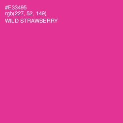 #E33495 - Wild Strawberry Color Image