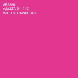 #E33691 - Wild Strawberry Color Image