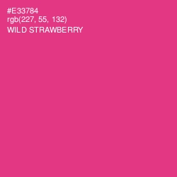 #E33784 - Wild Strawberry Color Image
