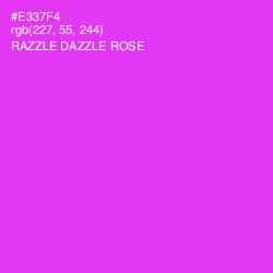 #E337F4 - Razzle Dazzle Rose Color Image