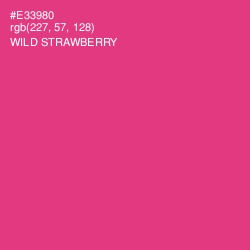 #E33980 - Wild Strawberry Color Image