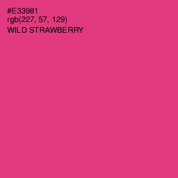 #E33981 - Wild Strawberry Color Image