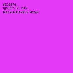 #E339F6 - Razzle Dazzle Rose Color Image