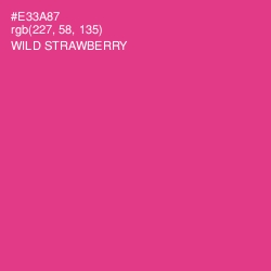 #E33A87 - Wild Strawberry Color Image