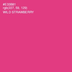 #E33B81 - Wild Strawberry Color Image