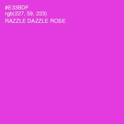 #E33BDF - Razzle Dazzle Rose Color Image