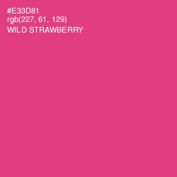 #E33D81 - Wild Strawberry Color Image