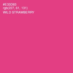 #E33D83 - Wild Strawberry Color Image