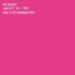 #E33D87 - Wild Strawberry Color Image