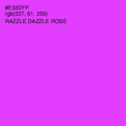 #E33DFF - Razzle Dazzle Rose Color Image