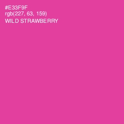 #E33F9F - Wild Strawberry Color Image