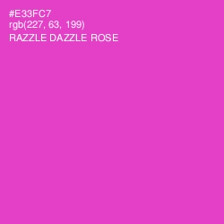 #E33FC7 - Razzle Dazzle Rose Color Image