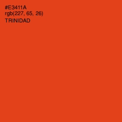 #E3411A - Trinidad Color Image