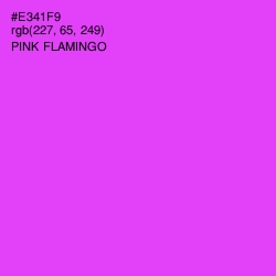 #E341F9 - Pink Flamingo Color Image