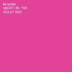 #E34299 - Violet Red Color Image