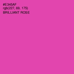 #E345AF - Brilliant Rose Color Image