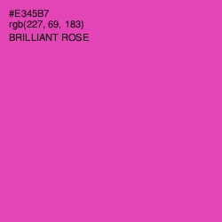 #E345B7 - Brilliant Rose Color Image