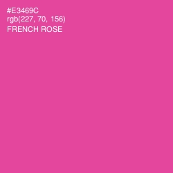 #E3469C - French Rose Color Image