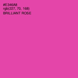 #E346A8 - Brilliant Rose Color Image