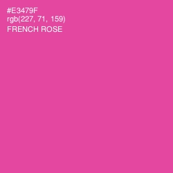 #E3479F - French Rose Color Image