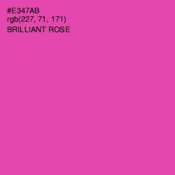 #E347AB - Brilliant Rose Color Image