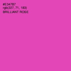 #E347B7 - Brilliant Rose Color Image