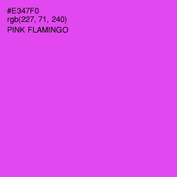 #E347F0 - Pink Flamingo Color Image