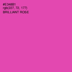 #E348B1 - Brilliant Rose Color Image