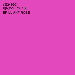 #E349BC - Brilliant Rose Color Image