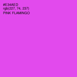 #E34AED - Pink Flamingo Color Image
