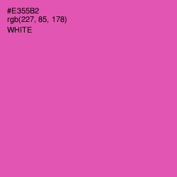 #E355B2 - Brilliant Rose Color Image