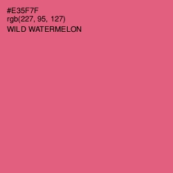 #E35F7F - Wild Watermelon Color Image