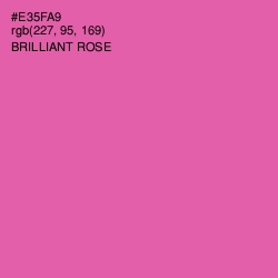 #E35FA9 - Brilliant Rose Color Image
