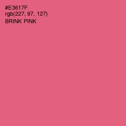 #E3617F - Brink Pink Color Image