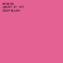 #E36193 - Deep Blush Color Image